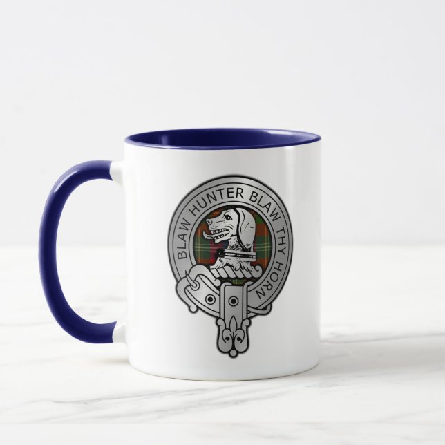 Clan Forrester / Foster Wappen & Tartan Tasse (Links)