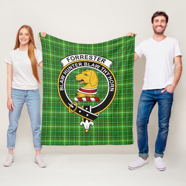 Clan Forrester Jagd Tartan Kariert Fleecedecke (Beispiel)