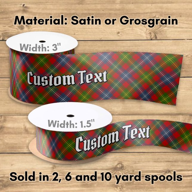 Clan Forrester Tartan Satinband (Von Creator hochgeladen)