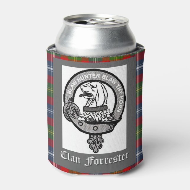 Clan Forrester Wappen Dosenkühler (Kanne Vorderseite)