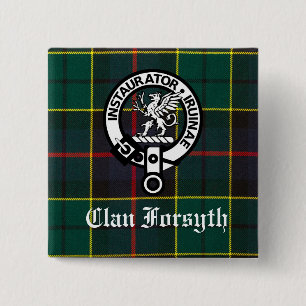 Clan Forsyth Crest Badge et Tartan