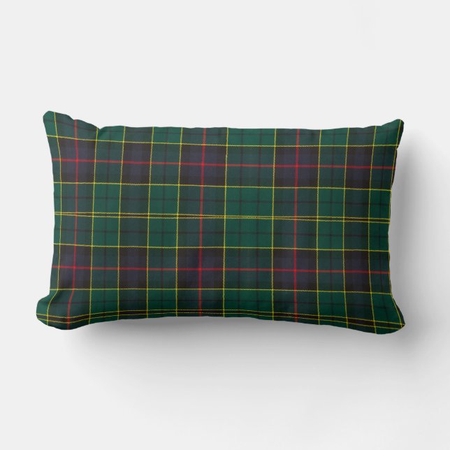 Clan Forsyth Tartan Kariert Lendenkissen (Vorderseite)