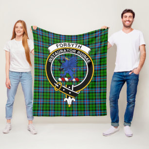 Clan Forsythn Tartan Kariert Fleecedecke