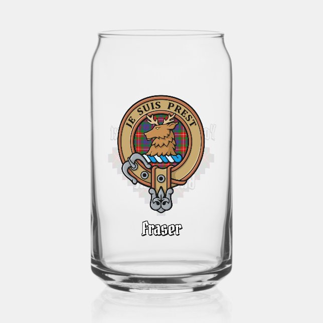 Clan Fraser de Lovat Crest sur Tartan (Recto)