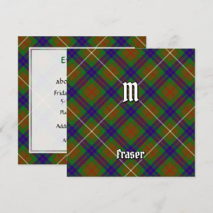 Clan Fraser Hunting Tartan Einladung
