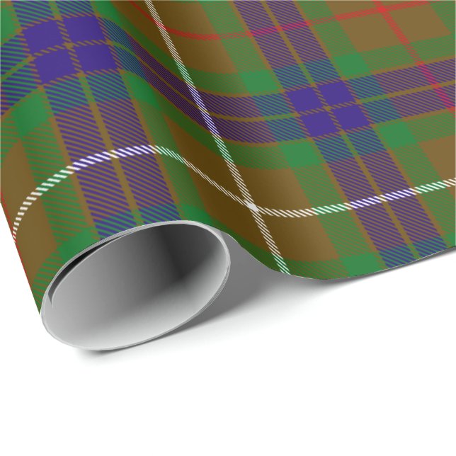 Clan Fraser Hunting Tartan Geschenkpapier (Rolleneckpunkt)