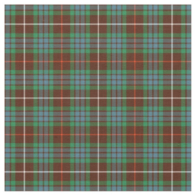 Clan Fraser Hunting Tartan Stoff (Nahaufnahme)
