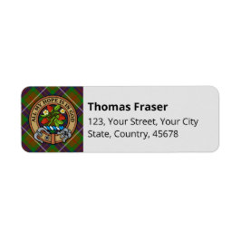 Clan Fraser Jagd Tartan Label