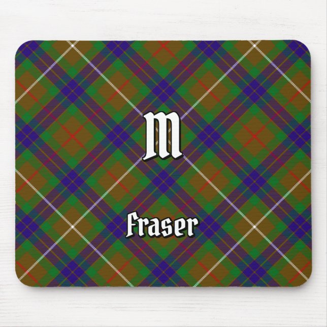Clan Fraser Jagd Tartan Mouse Pad Mousepad (Vorne)