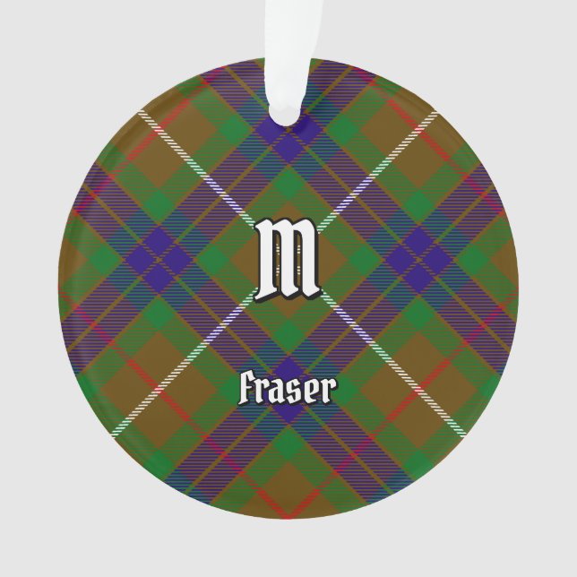Clan Fraser Jagd Tartan Ornament (Vorderseite)