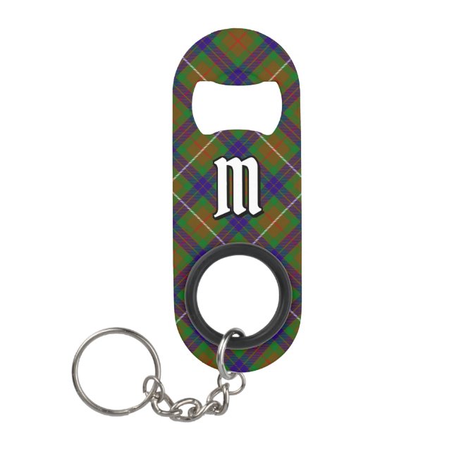 Clan Fraser Jagd Tartan Schlüsselanhänger Flaschen Mini Flaschenöffner (Vorderseite)