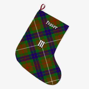 Clan Fraser Jagd Tartan Weihnachts-Strumpf Großer Weihnachtsstrumpf