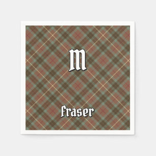 Clan Fraser Jagd Wetter Tartan Napkins Serviette