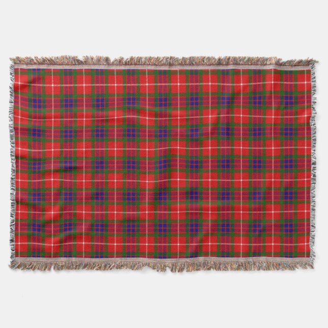 Clan Fraser Tartan Decke (Vorderseite)