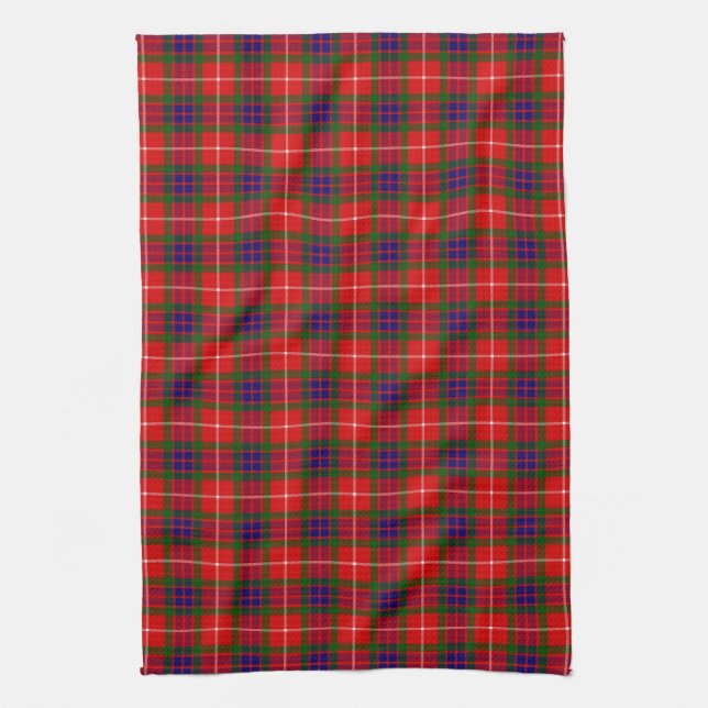 Clan Fraser Tartan Handtuch (Vertikal)