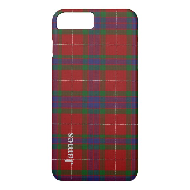 Clan Fraser Tartan Kariertes iPhone 7 Plus Gehäuse Case-Mate iPhone Hülle (Rückseite)