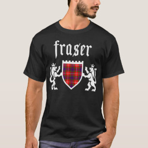 Clan Fraser Tartan Scottish Kariert Fraser Family T-Shirt