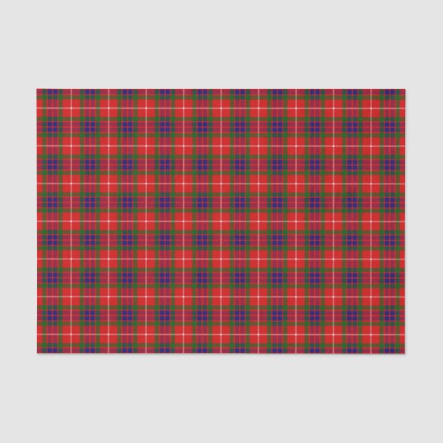 Clan Fraser Tartan Seidenpapier (Vorderseite)