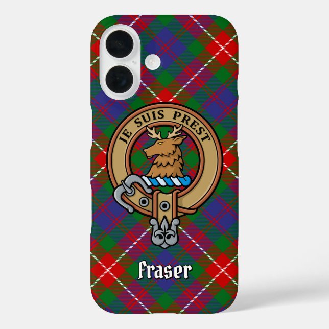 Clan Fraser von Lovat Wappen iPhone Case (Rückseite)