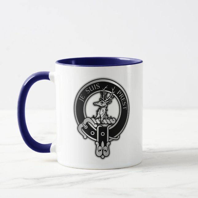 Clan Fraser von Lovat Wappen - Schwarz Tasse (Links)