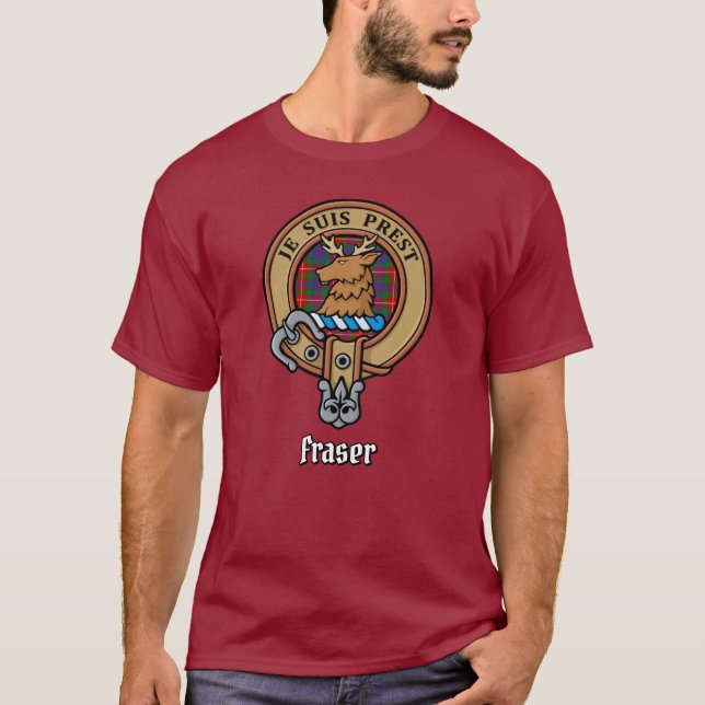 Clan Fraser von Lovat Wappen T-Shirt (Vorderseite)