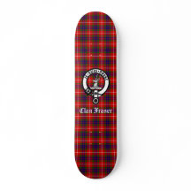 Clan Fraser Wappen Abzeichen und Tartan
