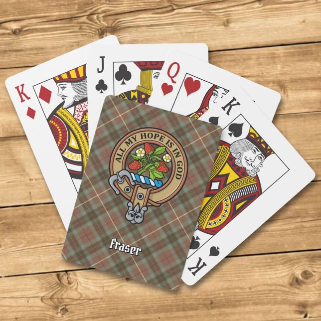 Clan Fraser Wappen Spielkarten (Von Creator hochgeladen)
