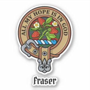 Clan Fraser Wappen Sticker