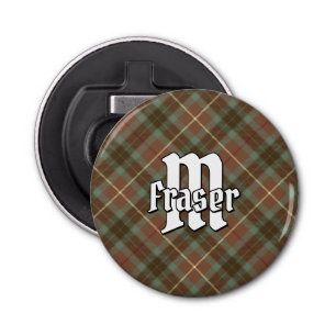 Clan Fraser Weathered Jagd Tartan Flaschenöffner