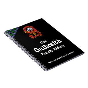Clan Galbraith Familiengeschichte Notizblock