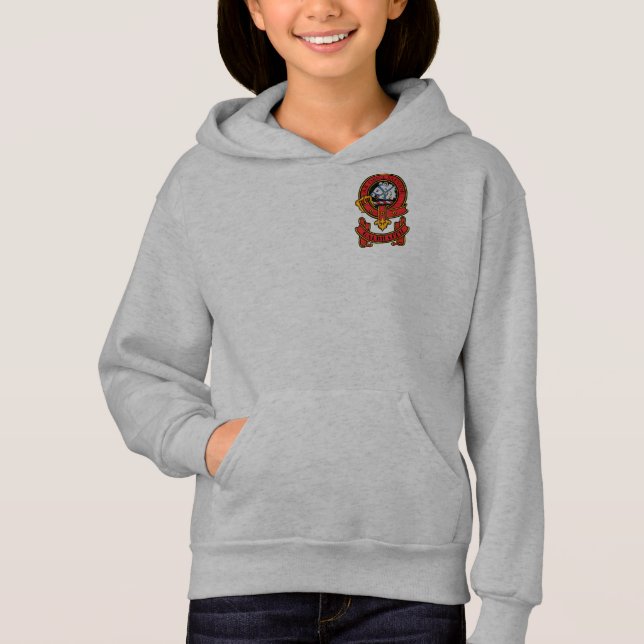 Clan Galbraith Girls Hoodies mit Clan Wappen (Vorderseite)