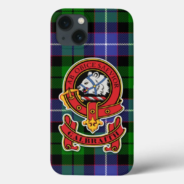 Clan Galbraith Iphone 13 Coque (Verso)
