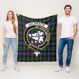 Clan Galbraith Modern Tartan Kariert Fleecedecke
