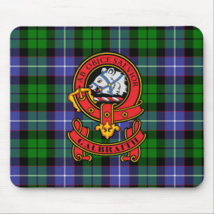 Clan Galbraith Mouse Pad mit Clan Tartan Mousepad