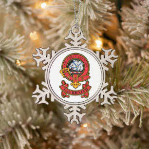 Clan Galbraith Ornements de Noël avec Crest