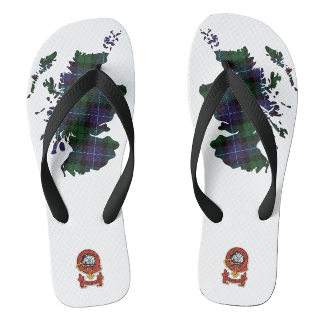 Clan Galbraith Sandals / Flip Flops (Fußbett)