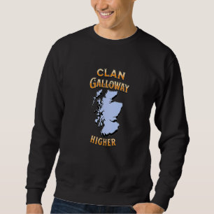 Clan Galloway Scottish Motto Wappen Sweatshirt