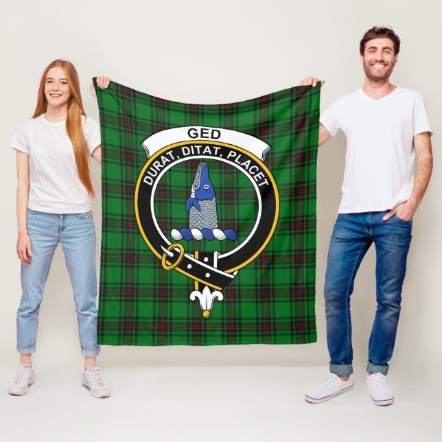 Clan Ged Tartan Kariert Fleecedecke (Beispiel)