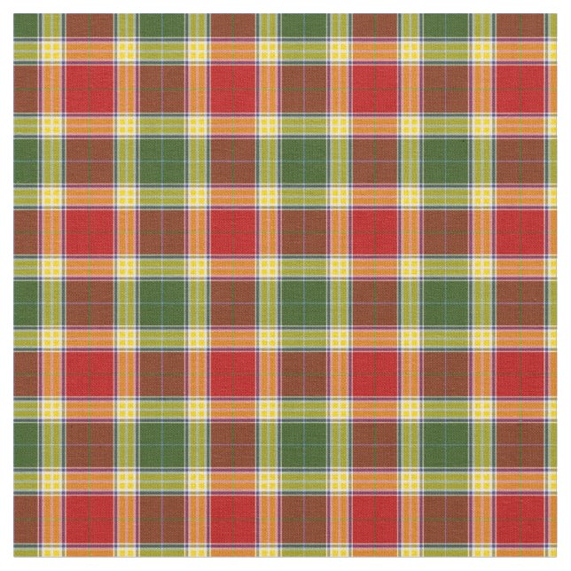 Clan Gibbs Tartan Stoff (Nahaufnahme)