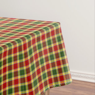Clan Gibbs und Gibson bunter schottischer Tartan Tischdecke