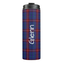 Clan Glenn Kariert Custom Thermal Tumbler
