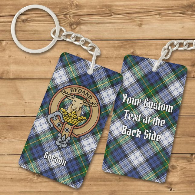Clan Gordon Crest sur la robe Tartan Porte - clé (Créateur téléchargé)