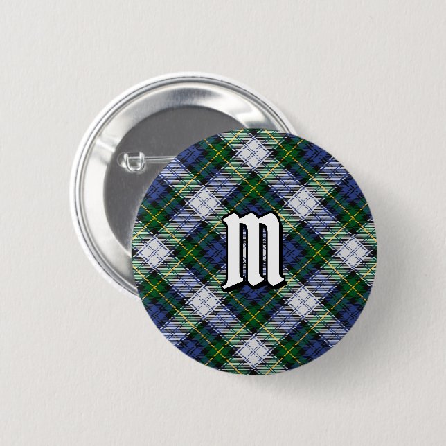 Clan Gordon Dress Tartan Button (Vorne & Hinten)