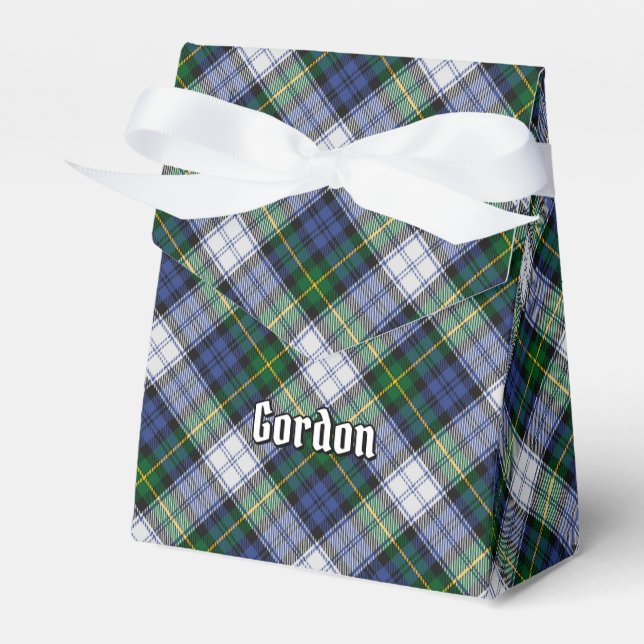 Clan Gordon Dress Tartan Favor Box Geschenkschachtel (Vorderseite)