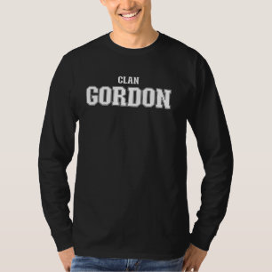 Clan Gordon Familie Nachname Schottisches Erbe T-Shirt