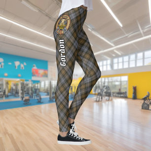 Clan Gordon Leggings Tartan Patiné
