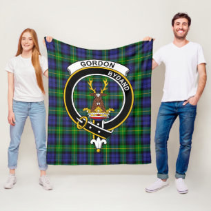 Clan Gordon Modern Tartan Kariert Fleecedecke