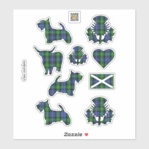 Clan Gordon Tartan Aufkleber