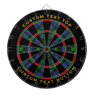 Clan Gordon Tartan Dart Board Dartscheibe