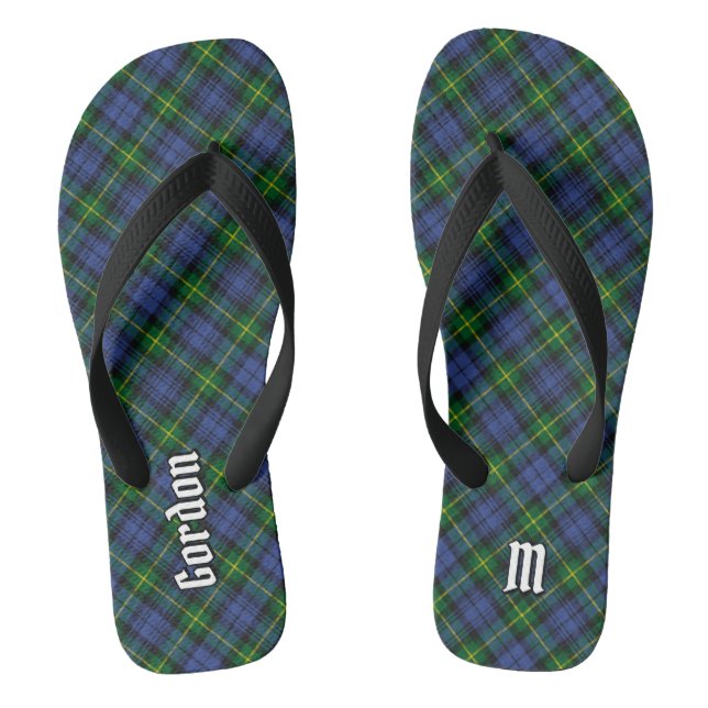 Clan Gordon Tartan Flip Flops (Fußbett)